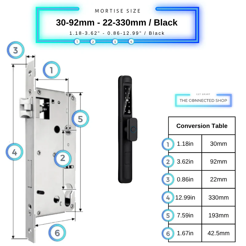 Smart Door Lock Slim Knob - Image 21