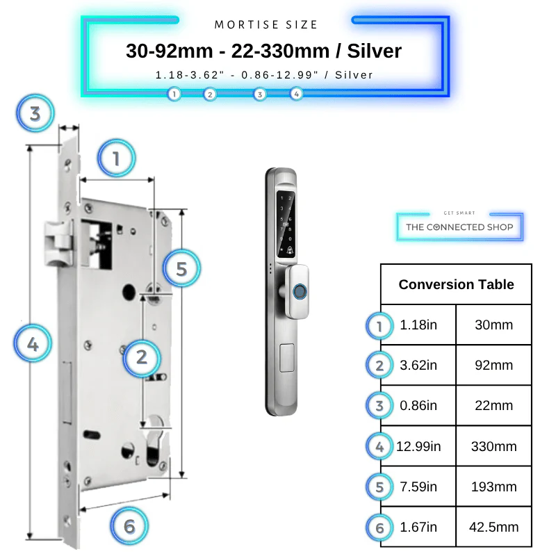 Smart Door Lock Slim Knob - Image 23