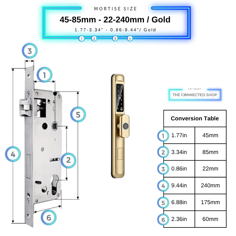 Smart Door Lock Slim Knob - Image 37