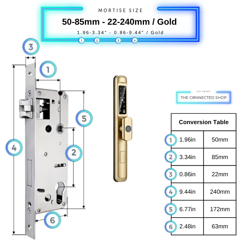 Smart Door Lock Slim Knob - Image 40