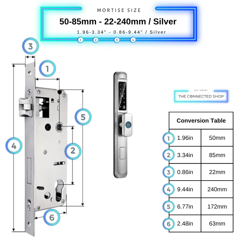 Smart Door Lock Slim Knob - Image 41