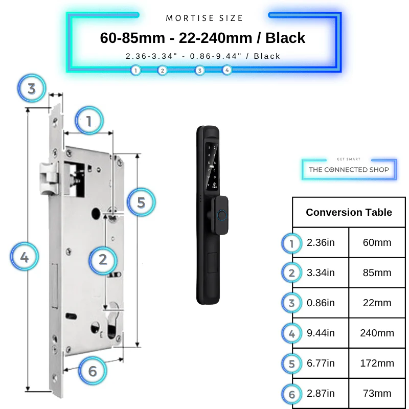 Smart Door Lock Slim Knob - Image 43