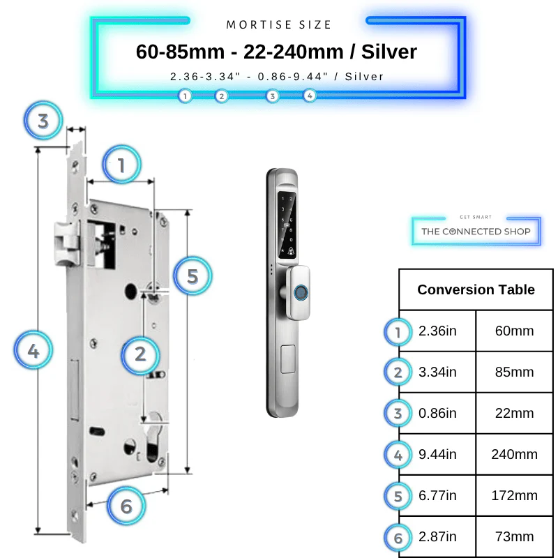 Smart Door Lock Slim Knob - Image 45