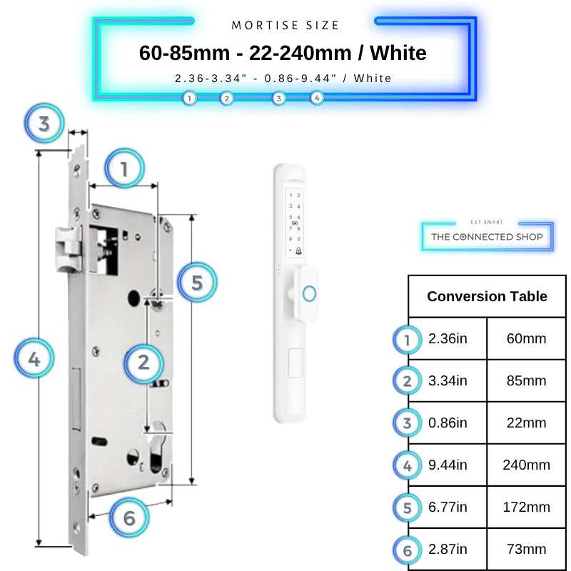 Smart Door Lock Slim Knob - Image 46