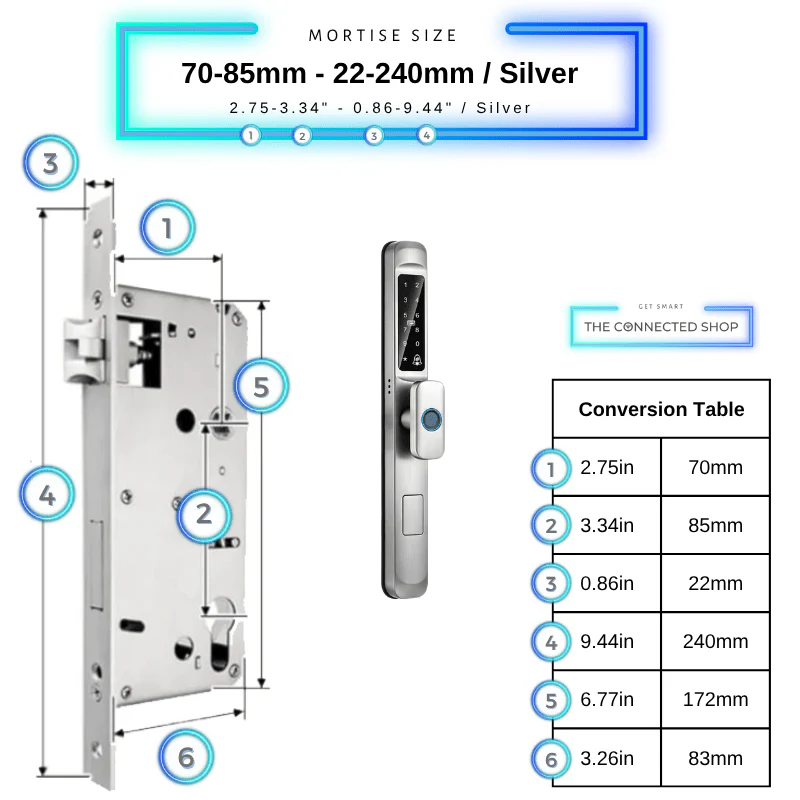 Smart Door Lock Slim Knob - Image 49