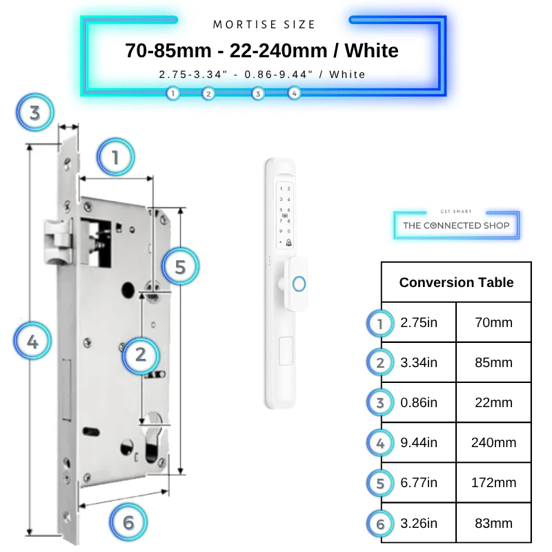 Smart Door Lock Slim Knob - Image 50