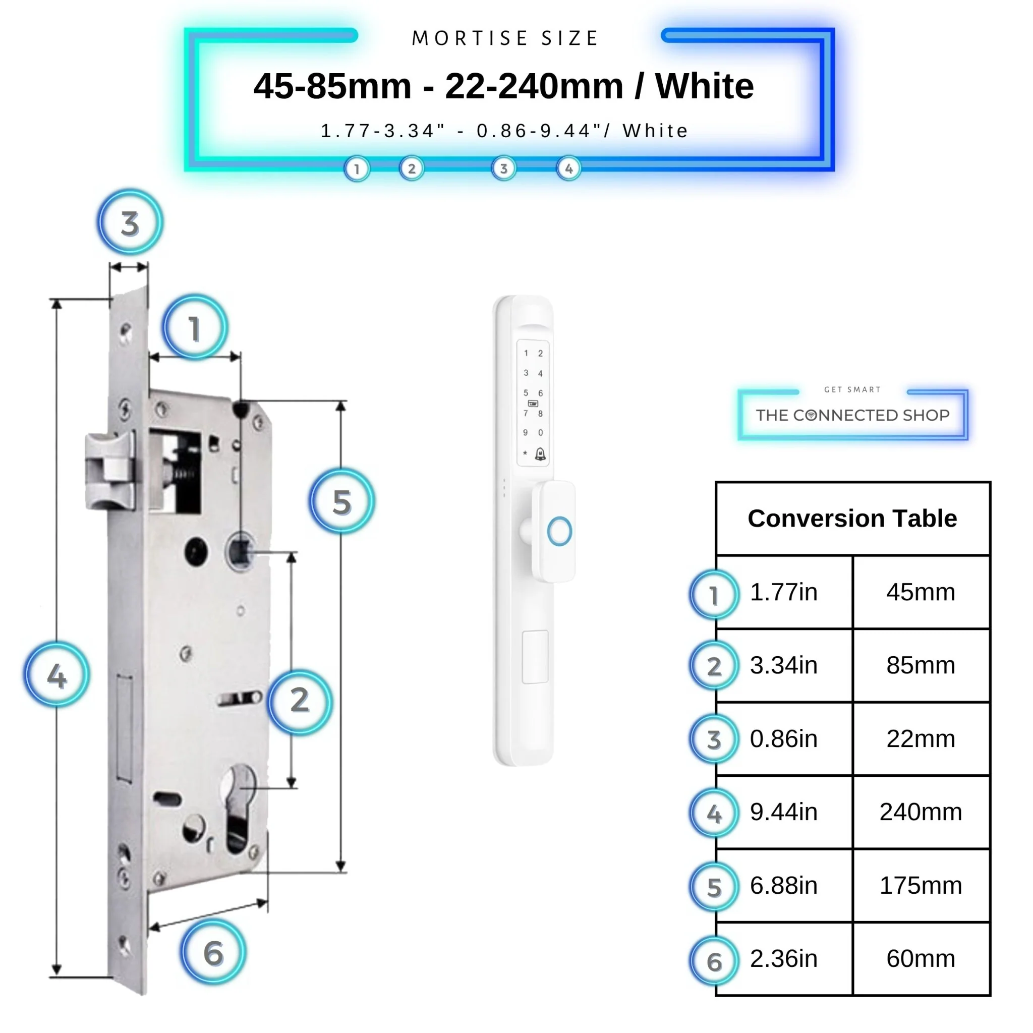 Smart Door Lock Slim Knob - Image 55