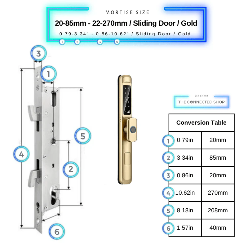 Smart Door Lock Slim Knob - Image 58