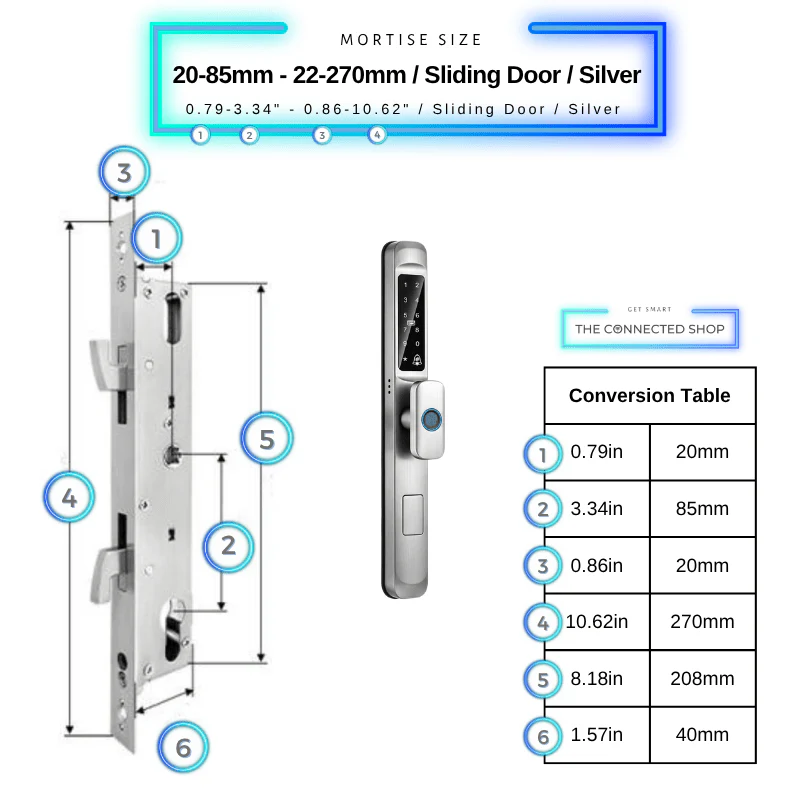 Smart Door Lock Slim Knob - Image 59